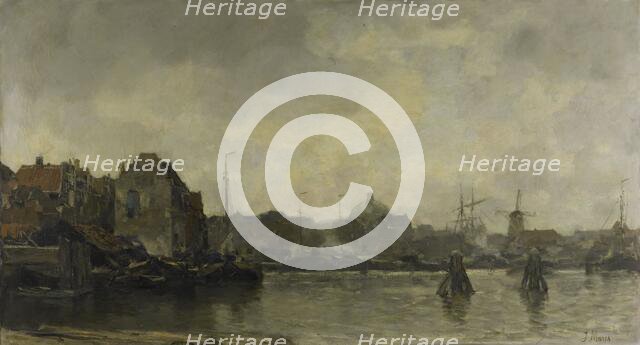 Cityscape, 1898.  Creator: Jacob Henricus Maris.