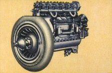 Junkers L 1, 80 horse power aeroplane engine, 1932.  Creator: Unknown.