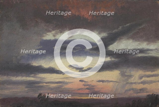 Cloud Study, 1838. Creator: Knud Baade.