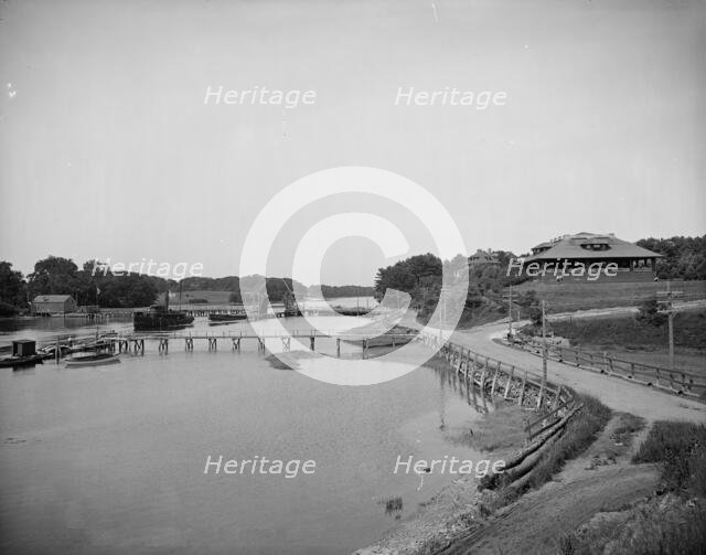 Sewall's bridge and York Country Club, York, Maine, c1908. Creator: Unknown.