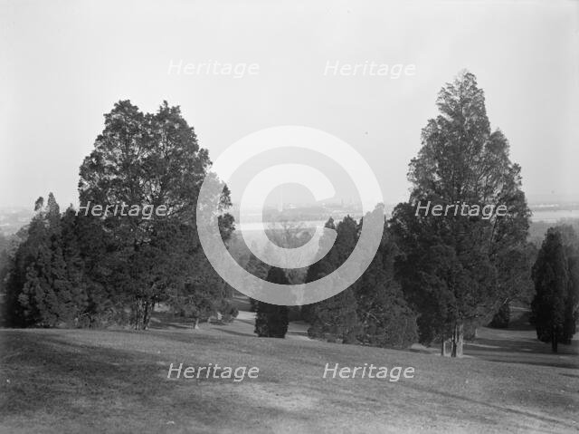 Arlington National Cemetery - View, 1913. Creator: Harris & Ewing.