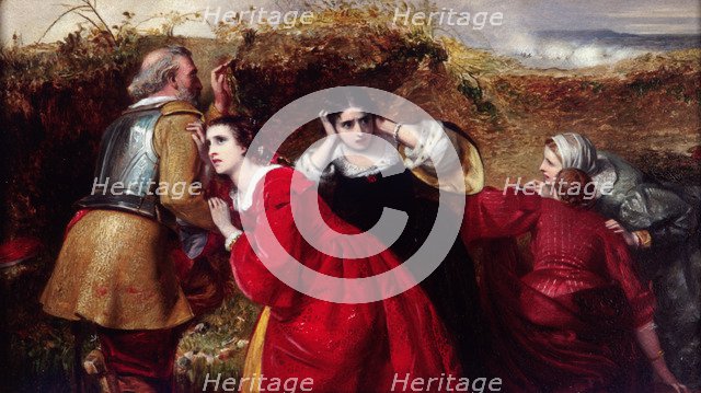 'The Combat', scene from the English Civil War, c1849-c1866.   Artist: William James Grant