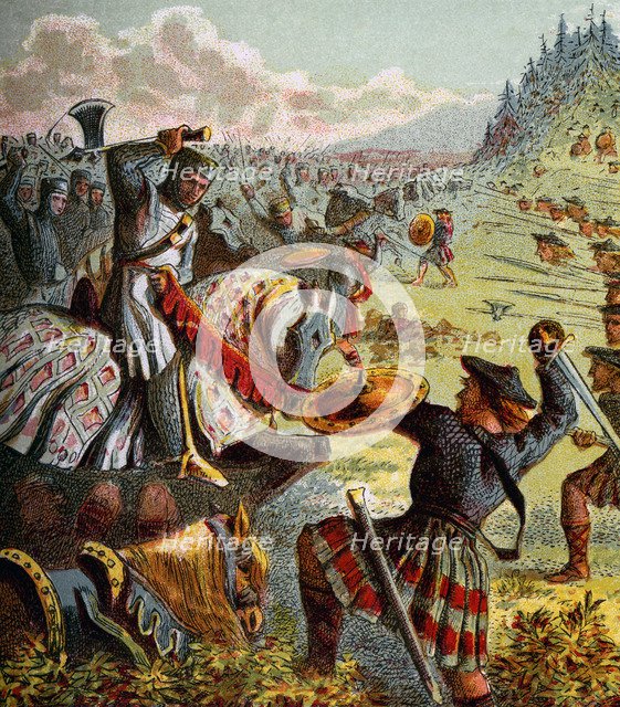 'Edward I Attacks Scotland', (c1850). Artist: Unknown