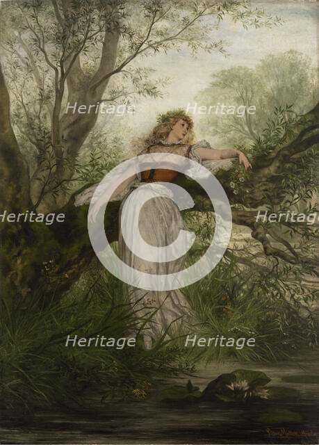 Ophelia, c1869. Creator: Victor Muller.