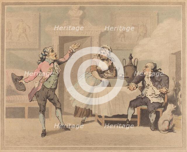 Manager and Spouter, 1784. Creator: Thomas Rowlandson.