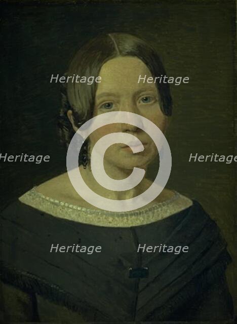 Portrait of the Artist´s Sister-in-Law Johanne Elisabeth Kobke, née Sundbye, 1842. Creator: Christen Kobke.