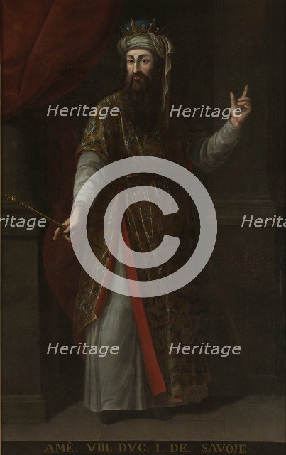 Count Amadeus VIII of Savoy (1383-1451). Artist: Anonymous 