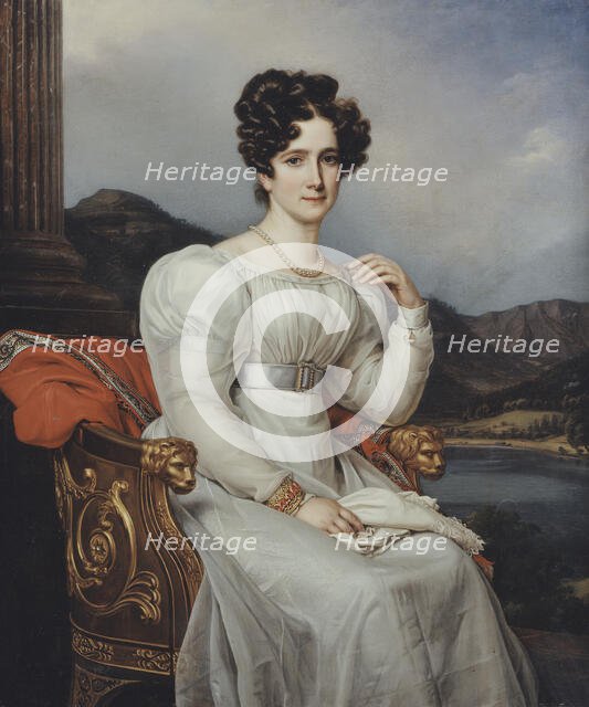 Fredrika Dorotea Vilhelmina, 1781 - 1826, Queen of Sweden, 1826. Creator: Joseph Karl Stieler.