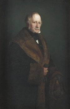 The Artist's Father Col. Count Eugène von Rosen at the Age of 71, 1868. Creator: Georg von Rosen.