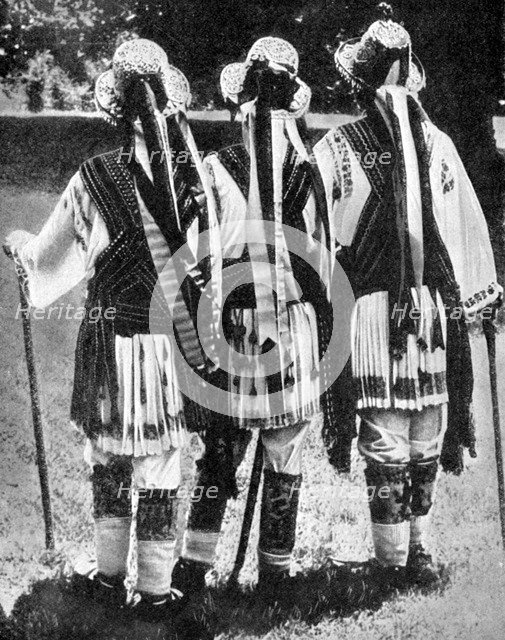 Romanian dancers, 1936. Artist: Unknown