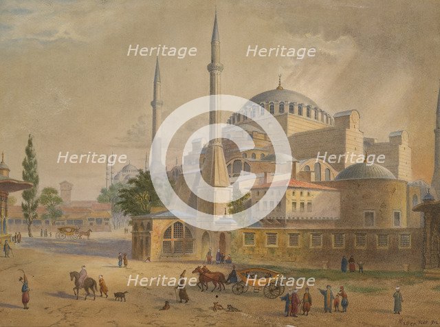 The Hagia Sophia in Constantinople.