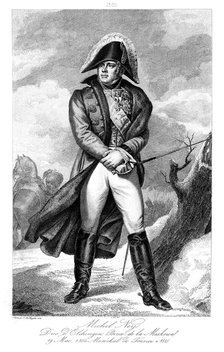 Michel Ney (1769-1815), Prince de la Moskowa, Duke of Elchingen and Marshal of France, 1839.Artist: Ruhiere