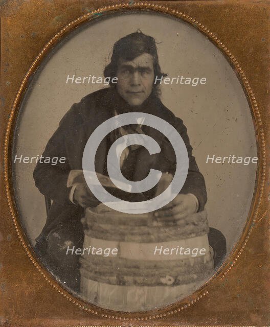 Barrel Maker, 1850s-60s. Creator: Unknown.