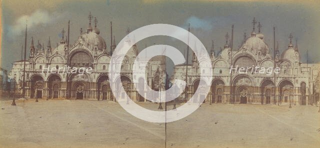 S. Marco/St. Marks Church, Venice, about 1865. Creator: Unknown.
