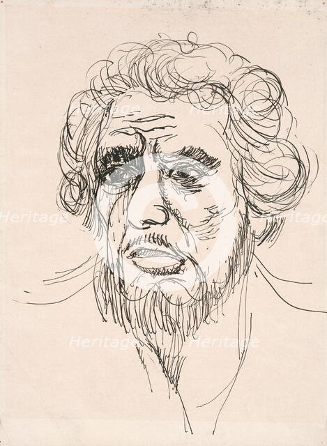 Self-portrait, 1930-1939. Creator: Cyprian Majernik.