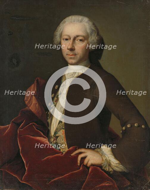 Portrait of Pieter Parker, Alderman, Burgomaster and Councilor of Goes, 1742. Creator: B. Monmorency.
