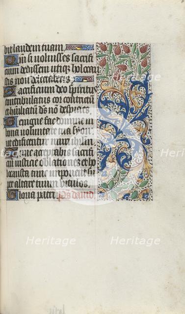 Book of Hours (Use of Rouen): fol. 87r, c. 1470. Creator: Master of the Geneva Latini (French, active Rouen, 1460-80).