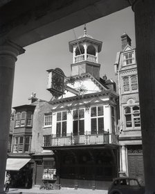 Clock tower, Guildford, Surrey, c1955.  Creator: Arthur Charles Kirby Ware.