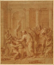 Death of Sapphira, n.d. Creator: Francois Verdier.