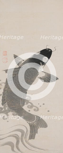 Carp, Second Half of the 18th cen.. Creator: Jakuchu, Ito (1716-1800).