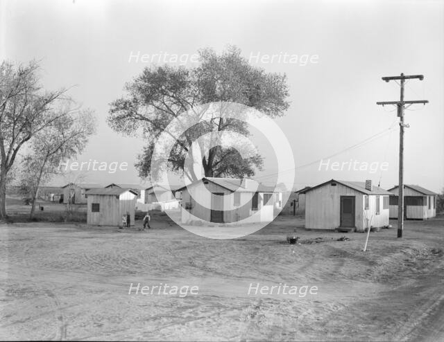 Housing for workers of the Frick Ranch, California, 1936. Creator: Dorothea Lange.