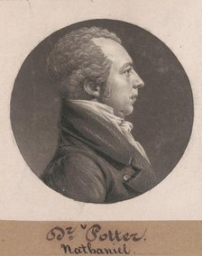 Nathaniel Potter, 1804. Creator: Charles Balthazar Julien Févret de Saint-Mémin.