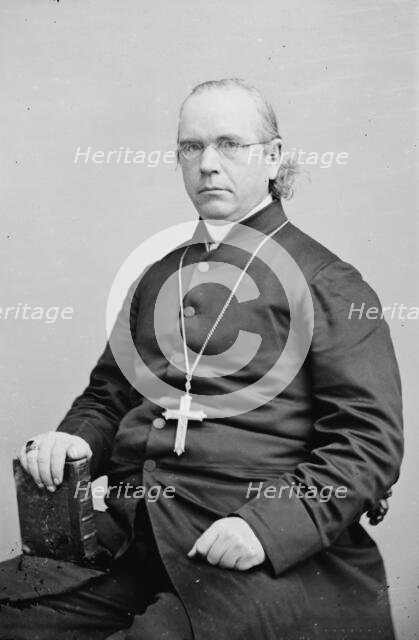 Bishop Patrick Neeson Lynch, between 1855 and 1865. Creator: Unknown.