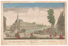 View of the Stock Exchange in Rotterdam, 1745-1775. Creator: Jean-Francois Daumont.