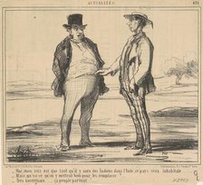 Mois, mon avis est ..., 19th century. Creator: Honore Daumier.