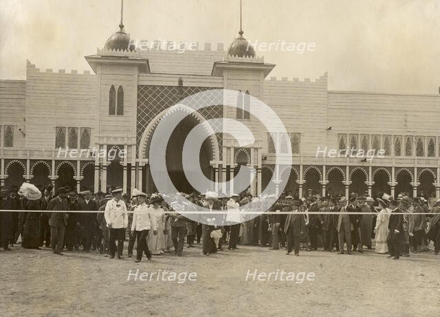 Opening of the exhibition, 1911. Creator: A. A. Antonov.