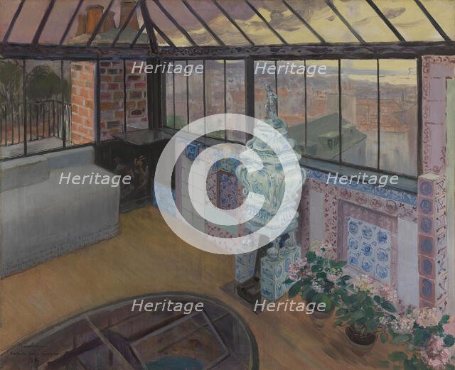 Look-out at Hauteville House, 1896. Creator: Pierre Georges Jeanniot.