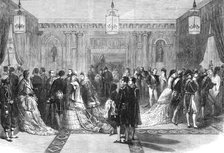 A State Ball at the Tuileries Palace: the Grand Vestibule, 1870. Creator: Unknown.