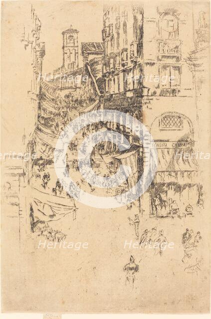 The Rialto, 1880. Creator: James Abbott McNeill Whistler.