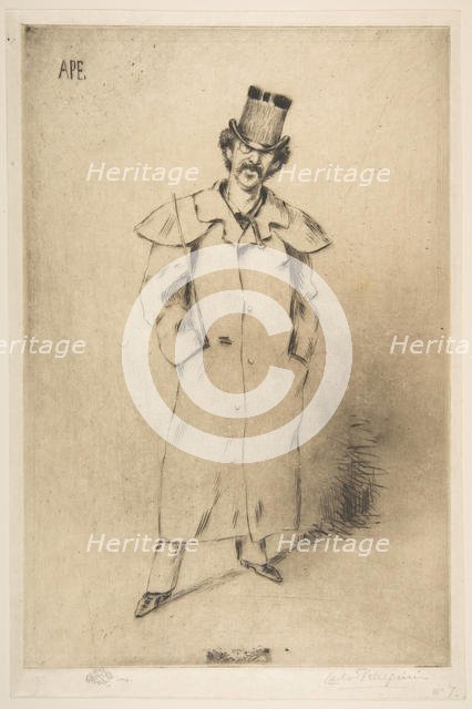 James McNeill Whistler, 19th century. Creator: Carlo Pellegrini.