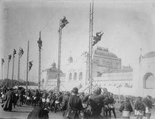 Tokyo Firemen's Exhibition, between c1915 and c1920. Creator: Bain News Service.