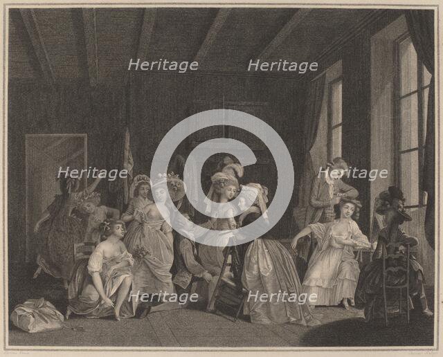 The Preparations for the Ballet, 1782. Creator: Salvatore Tresca.