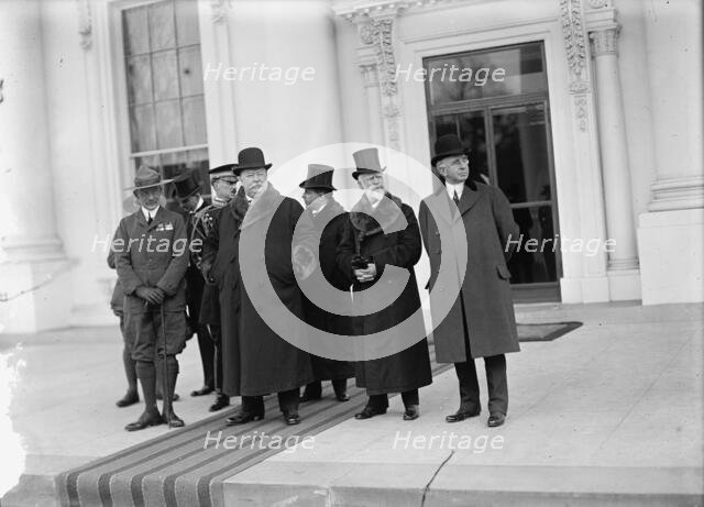 Boy Scouts - Visit of Sir Robert Baden-Powell To DC, 1911. Creator: Harris & Ewing.