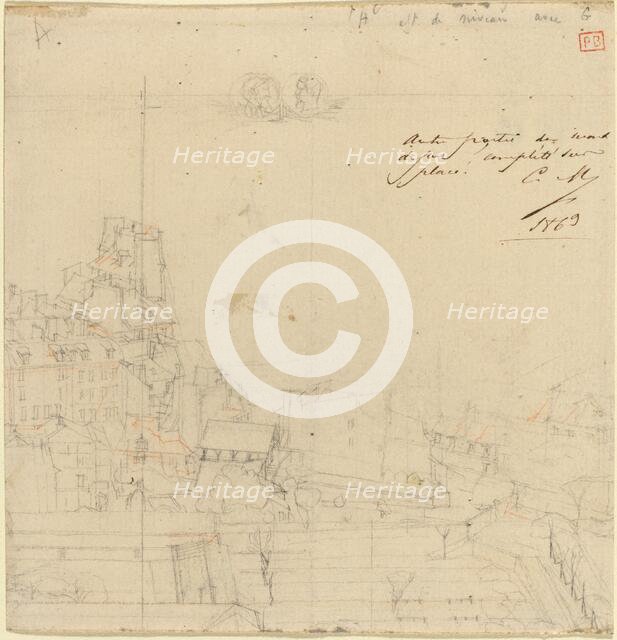 College Henri IV, 1863. Creator: Charles Meryon.