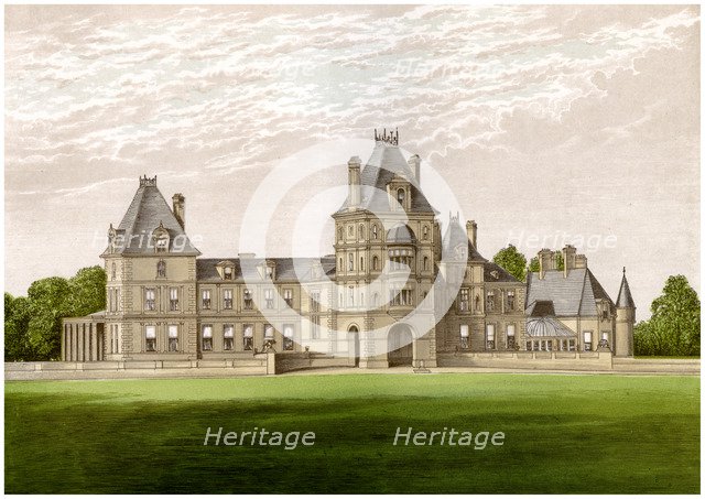 Wynnstay, Denbighshire, Wales, home of Baronet Williams-Wynn, c1880. Artist: Unknown