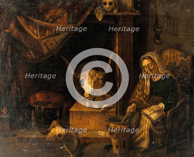 A witch. Creator: Unknown.