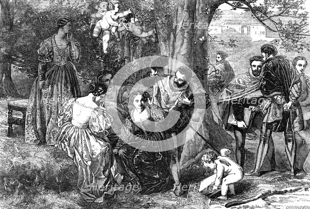 'Love's Labour's Lost', 1856.Artist: Orrin Smith