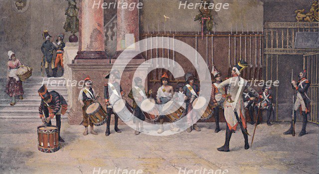 'The Drummers of the Republic', 1896. Artist: Unknown.