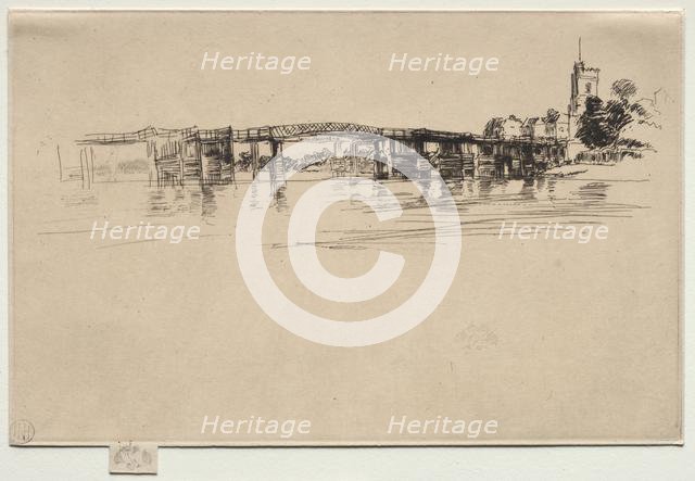 The Little Putney, No. 1. Creator: James McNeill Whistler (American, 1834-1903).