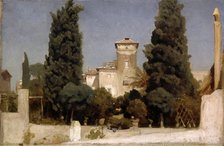 The Villa Malta, Rome, 1860s. Artist: Leighton, Frederic, 1st Baron Leighton (1830-1896)