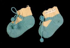 Bootees, American, ca. 1860. Creator: Unknown.