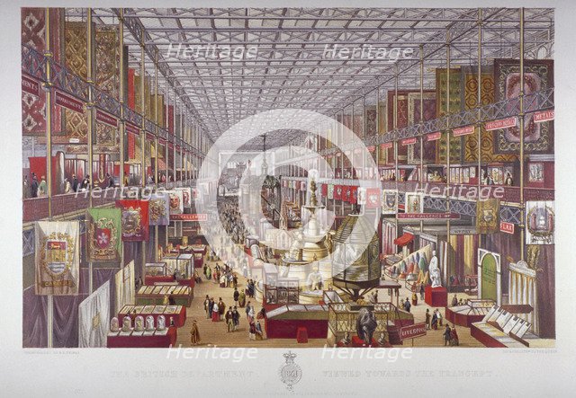 The Great Exhibition, Hyde Park, Westminster, London, 1851.                                      Artist: Robert Kent Thomas 