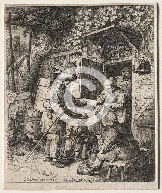 The Peddlar, 1741. Creator: Christian Wilhelm Ernst Dietrich (German, 1712-1774).