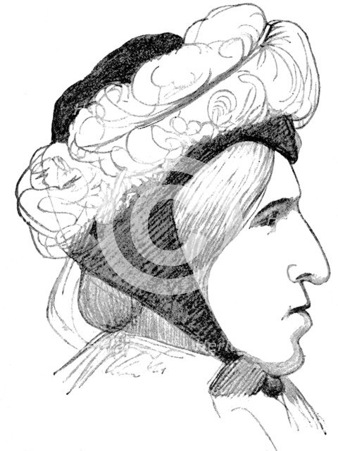 George Eliot, pen name of Mary Ann Evans (1819-1880), English novelist, poet and critic, 1877. Artist: Laura Theresa Epps Alma-Tadema