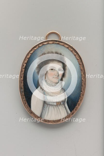 Clarissa Storrs, ca. 1795. Creator: William Verstille.