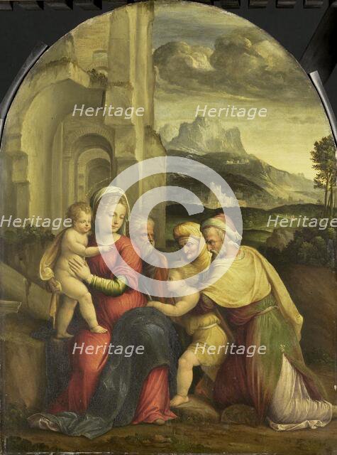 The Holy Family, c.1535. Creator: Benvenuto Tisi da Garofalo.